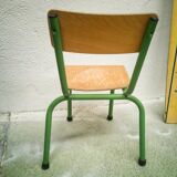 Green school chair