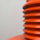 Mid-Century Modern German Space Age Orange Pendant Lamp, 1960s