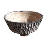 Structured concrete planter 60s-70s