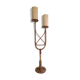 Lampadaire vintage en rotin