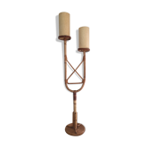 Vintage rattan lamppost