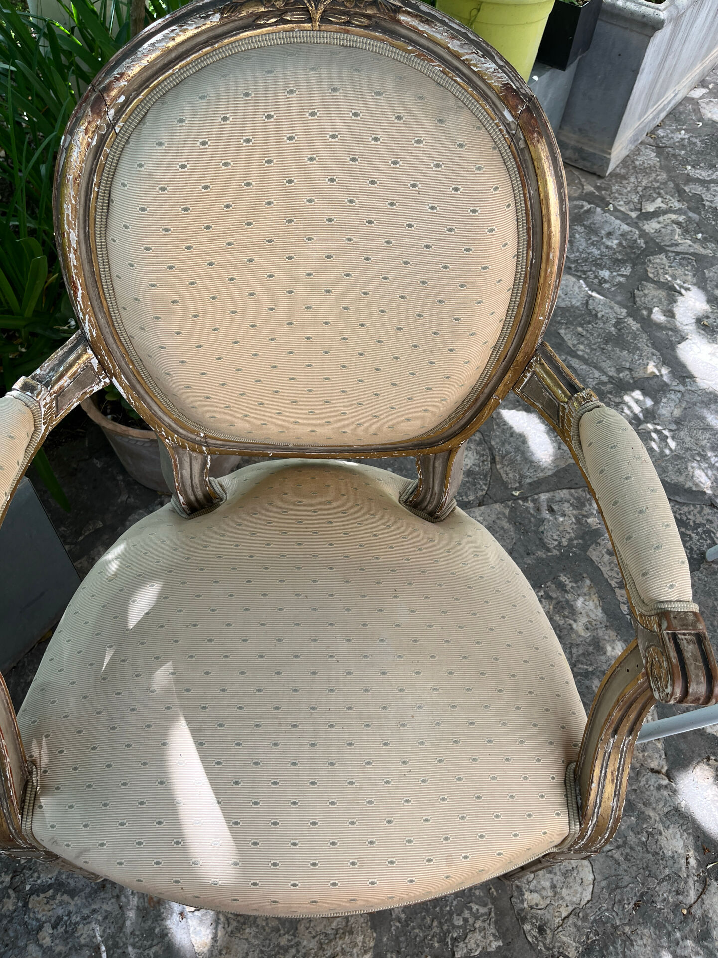 4 fauteuils Cabriolet Style Louis XVI