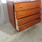 Chest of drawers vintage 60s teak