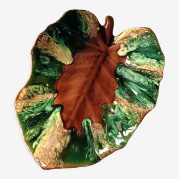 Vintage leaf dish
