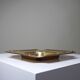 Art Deco brass catchall or ashtray, geometric, 1930s-1940s