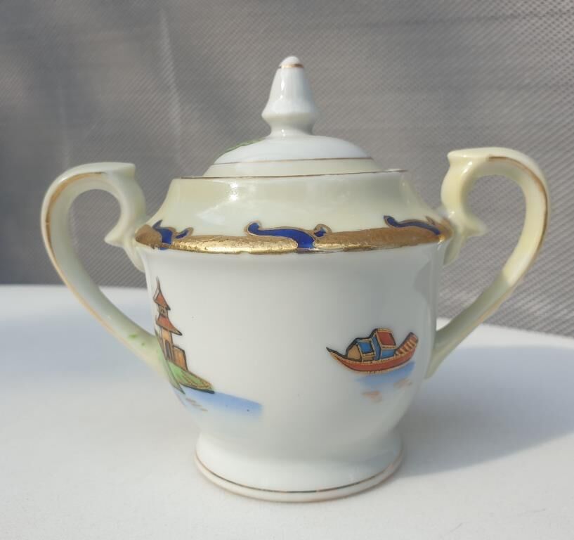 Coffee service Vintage Pagoda 1945 "made in occupied Japan"