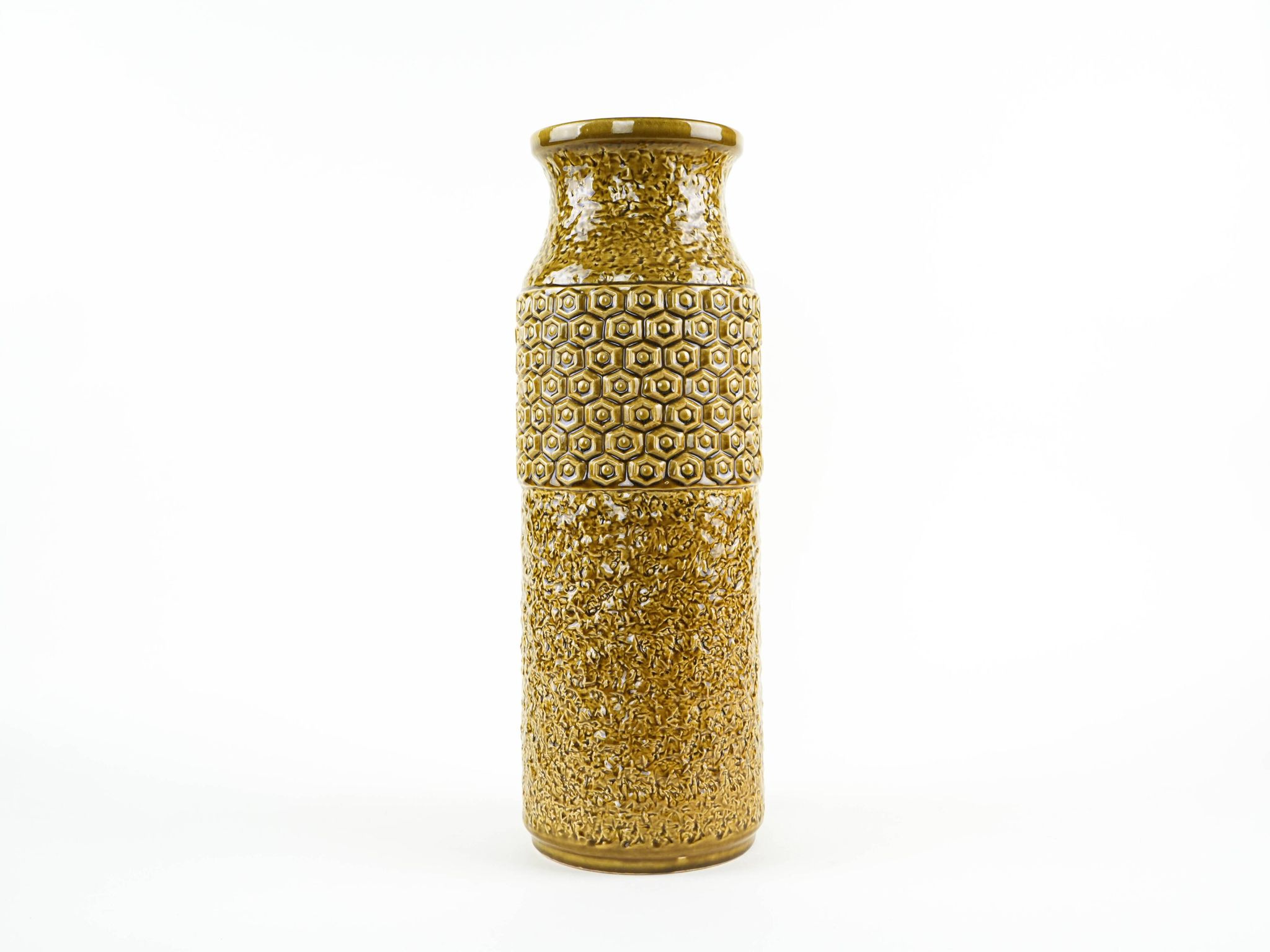 Vase en céramique de BAY Keramik avec glaçure Fat Lava, Allemagne, années 1970