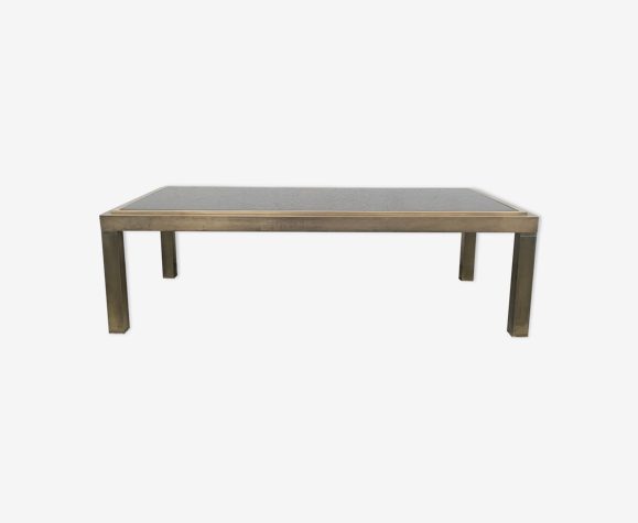 Bronze Rectangular Coffee Table With Layered Glass Tray Selency Bronze Rectangular Coffee Table With, Bronze Coffee Table Rectangle