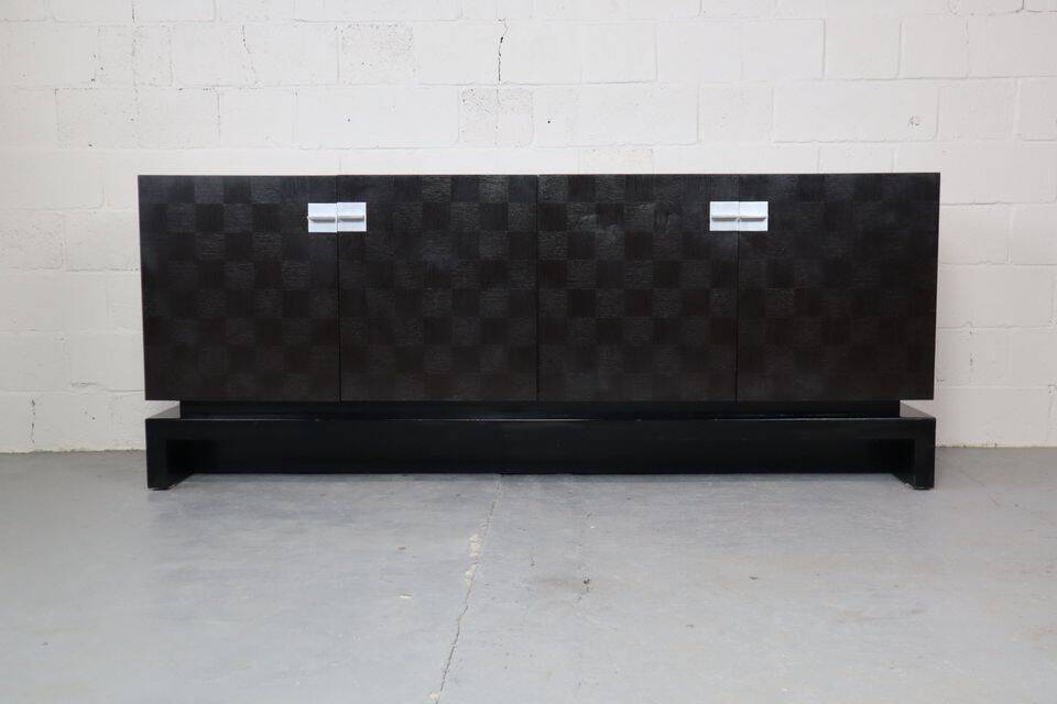 Minimalist oak sideboard by Jean Batenburg for MI, Belgium