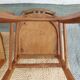 3 wooden bistro chairs