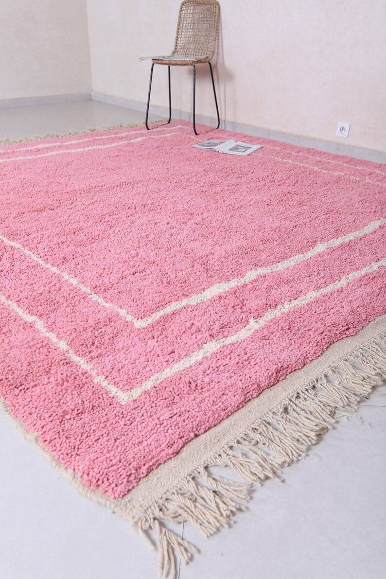 Grand tapis berbère pour votre espace tissé main artisanale 3/4 m