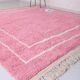 Grand tapis berbère pour votre espace tissé main artisanale 3/4 m