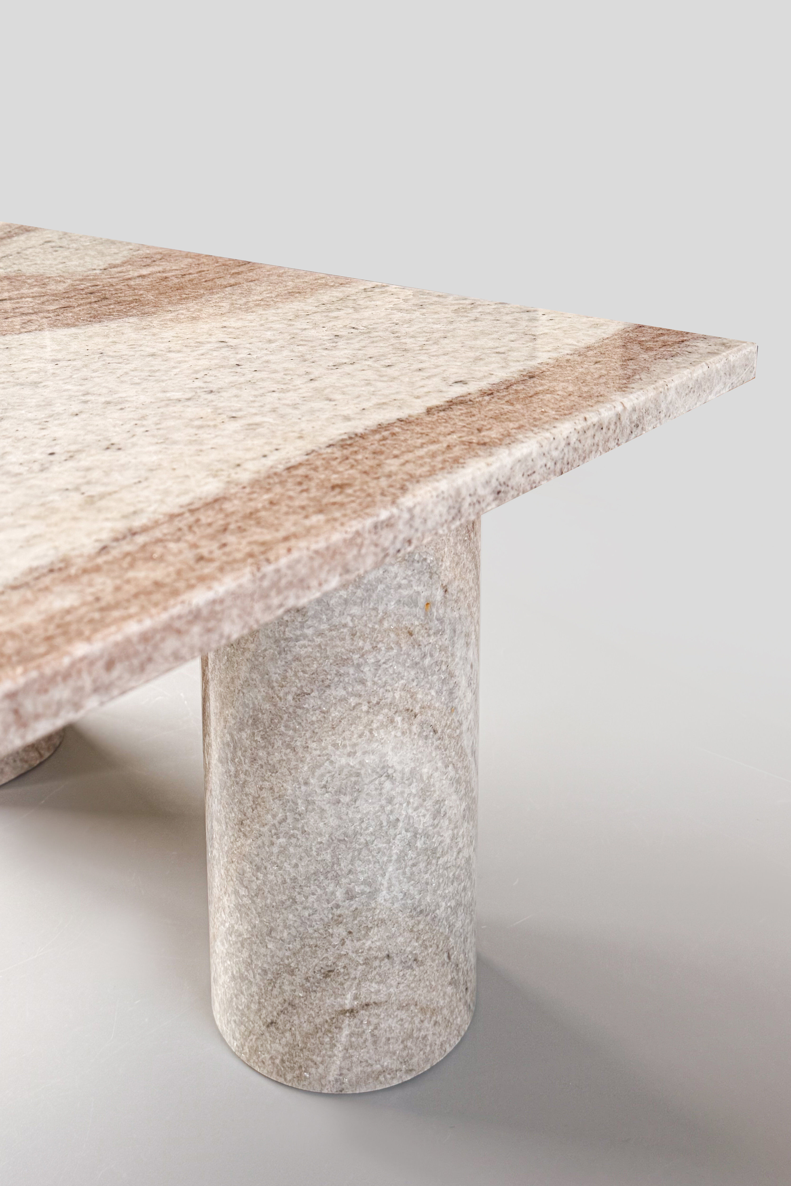 Granite coffee table, 1980s.