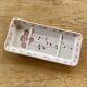 Soap dish Creil Montereau floral rose design