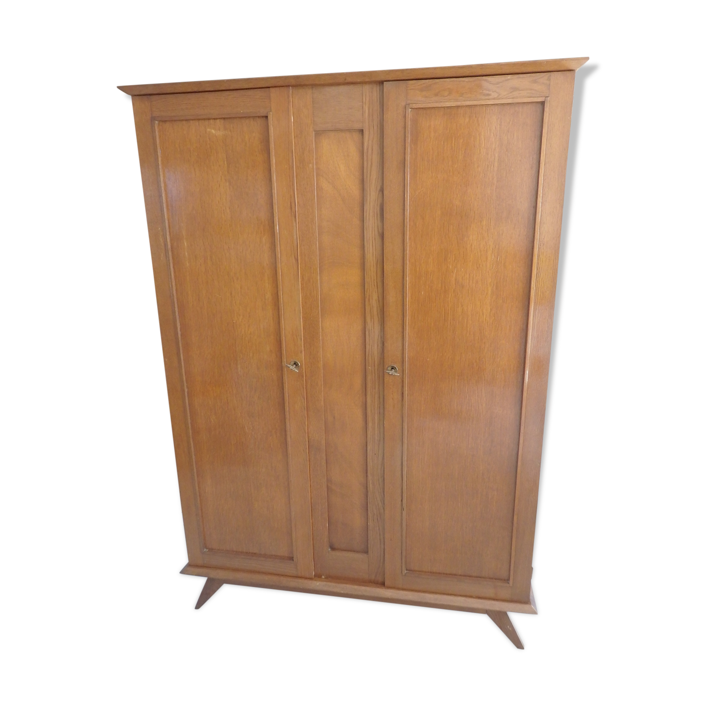 Wardrobe vintage Scandinavian compass feet