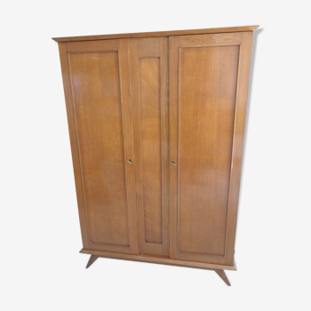 Armoire penderie vintage pieds compas scandinave