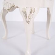 Set of six dining chairs - Neo Rococo style - white painted with decorative details - 1920s
