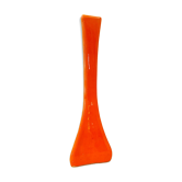 Vintage 70s orange pop vase