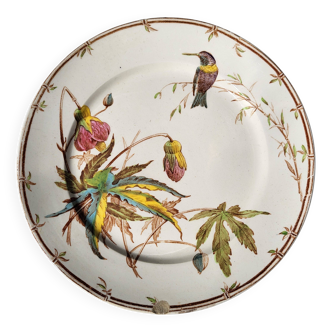 Assiette plate Oiseaux-Mouches Gien