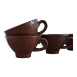 Tasses ou bolée à cidre en grès