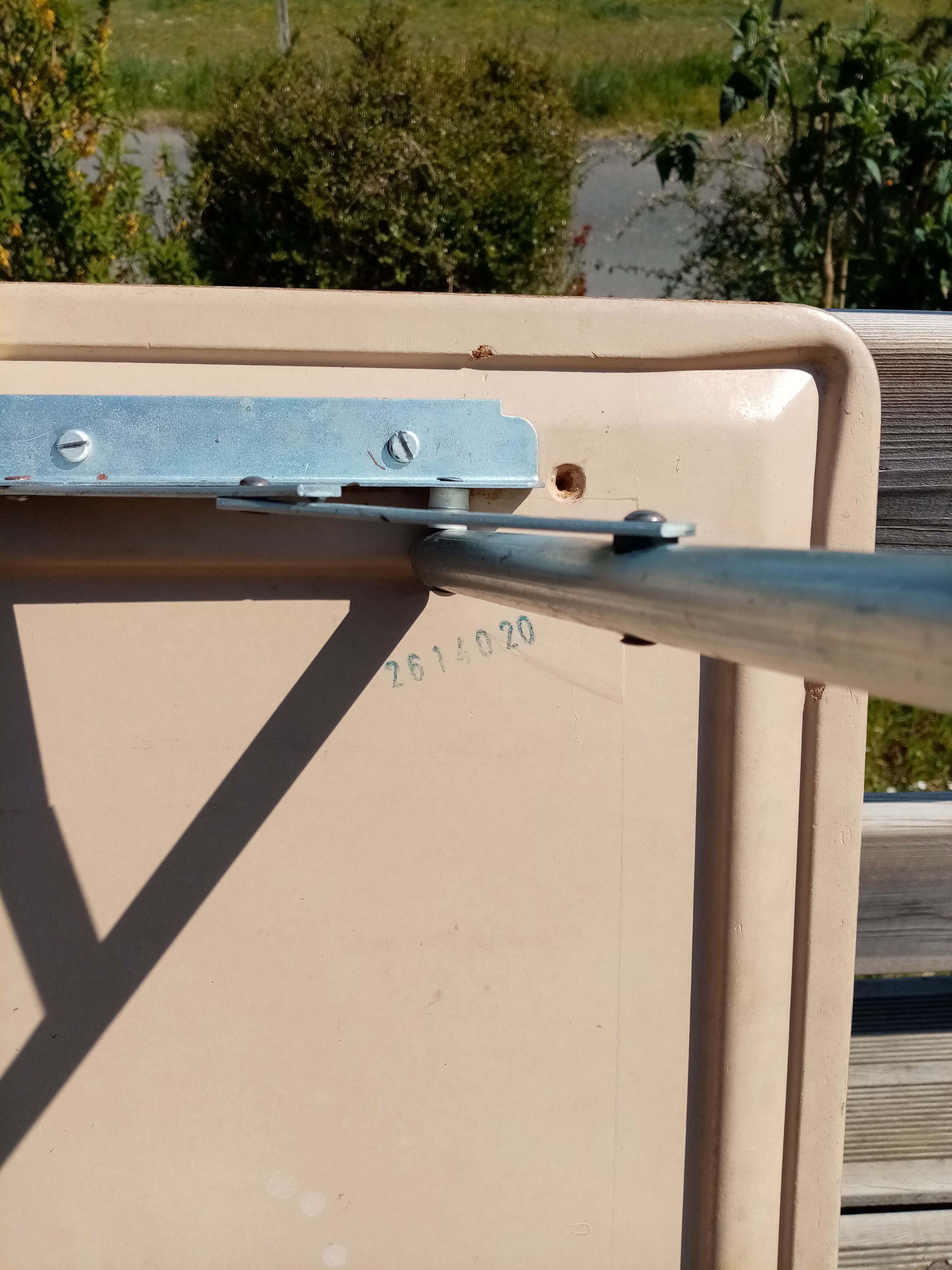 Folding garden or camping table