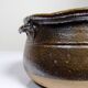 Marmite/old earthenware bowl from the 20th century, glazed stoneware from Puisaye.