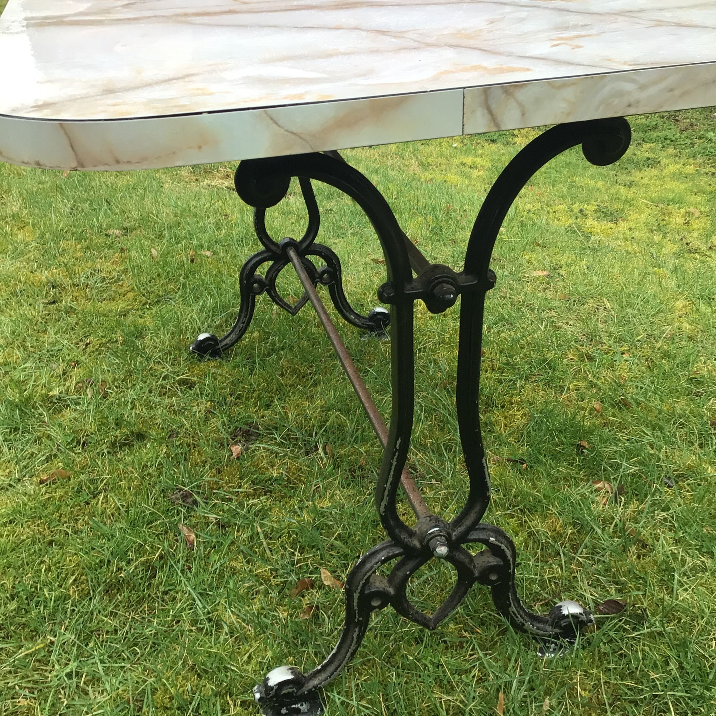 Rectangular bistro table