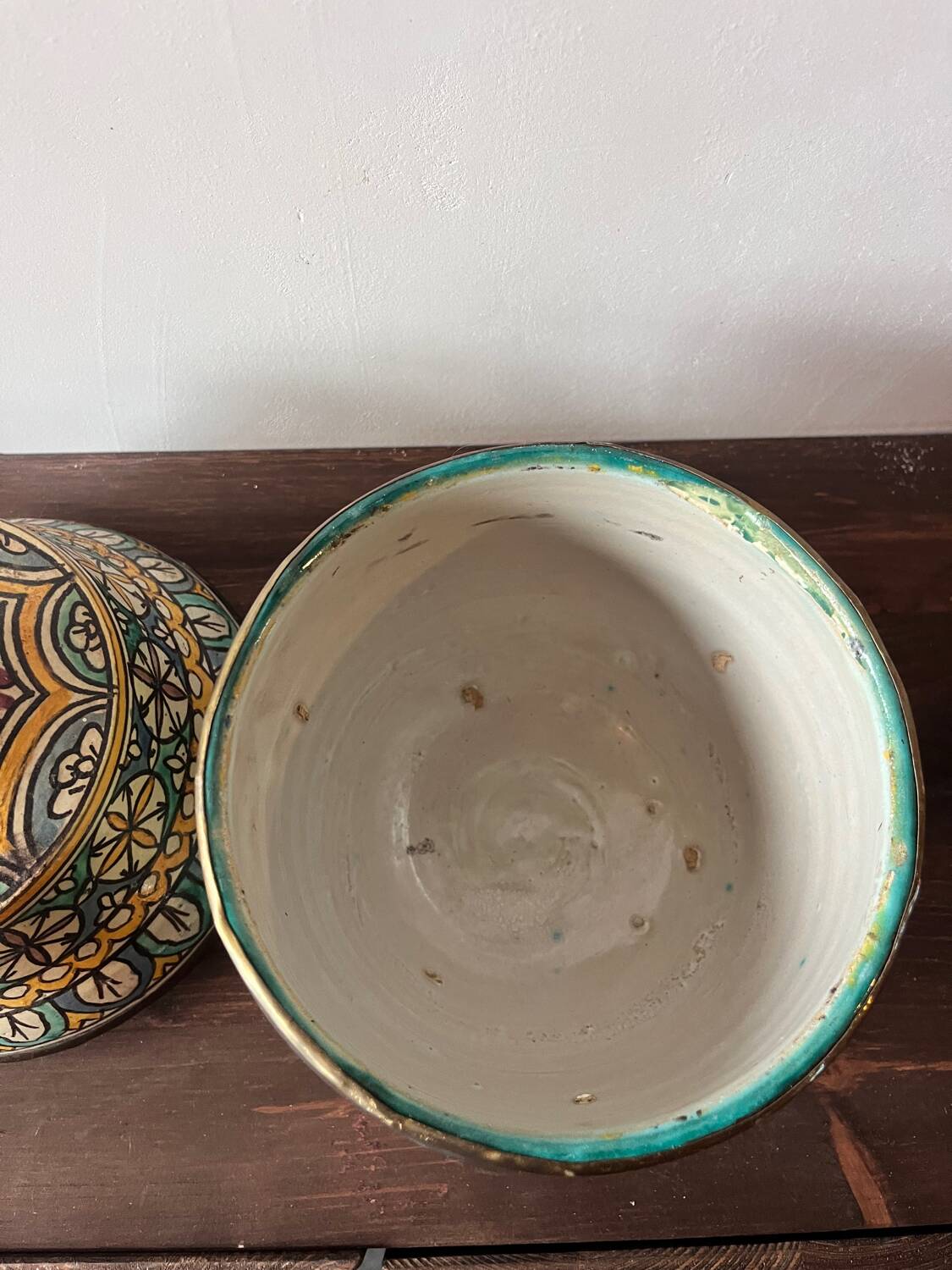 Butter jar Jobbana Morocco - original faience from Fes