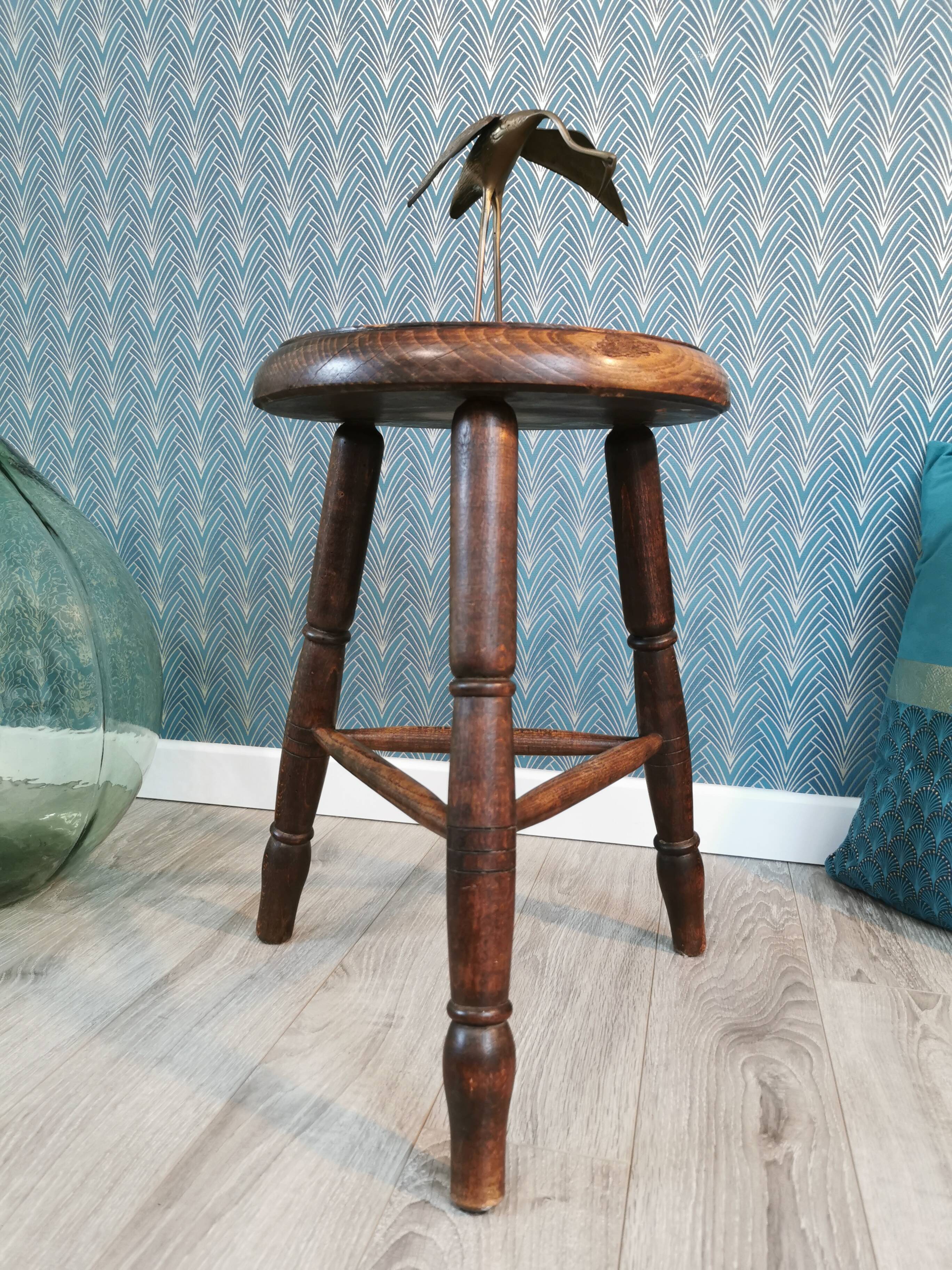 Pair of tripod stools
