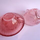 Arcoroc rosaline cups with saucers