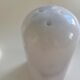Salt and pepper shaker in Carrara marble, 70s