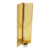 Vintage Modernist Brass Wall Candle holder  Sconce  height 30 cm designed By Lars Norinder
