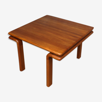 Vintage solid teak coffee table 1960-70s