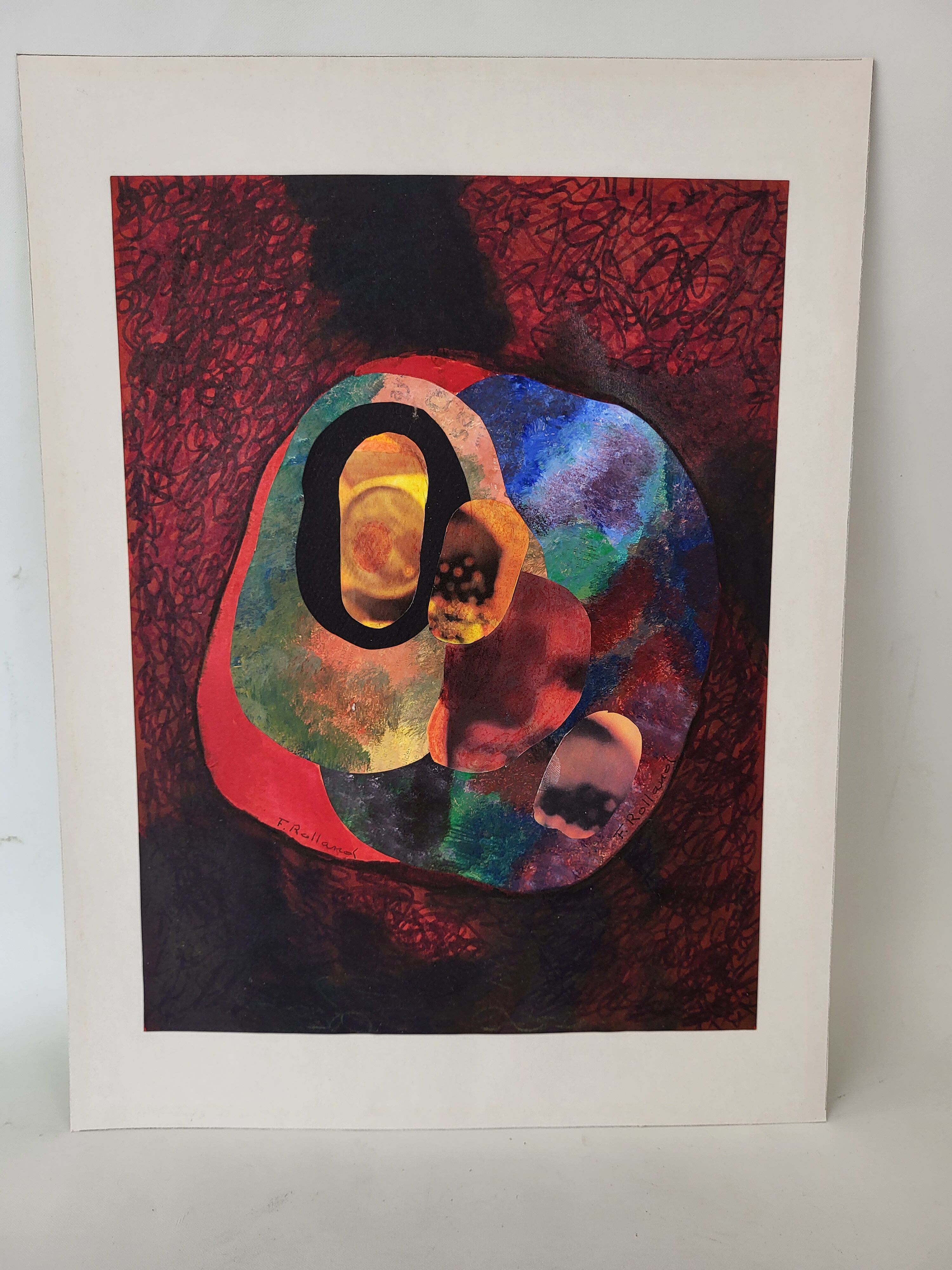 Collage Drawing Fernand Rolland crac Tremblay