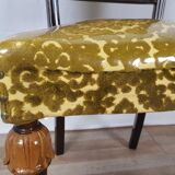 Chaise rembourrée de style Empire des années 1950