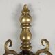 Pair of antique wall sconces in 20th-century Baroque style.