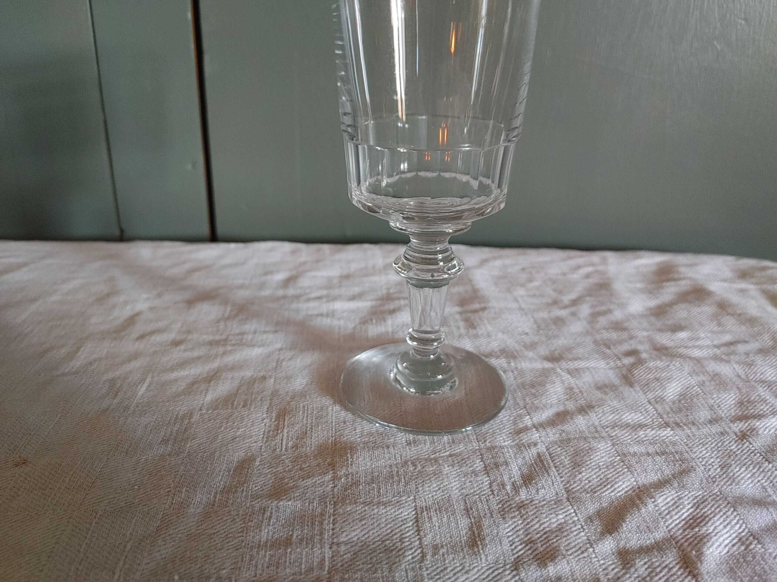 Set of 11 wine glasses Meisenthal XIXth