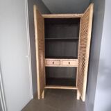 Wardrobe louvered doors