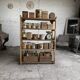 Raw poplar wood shelf