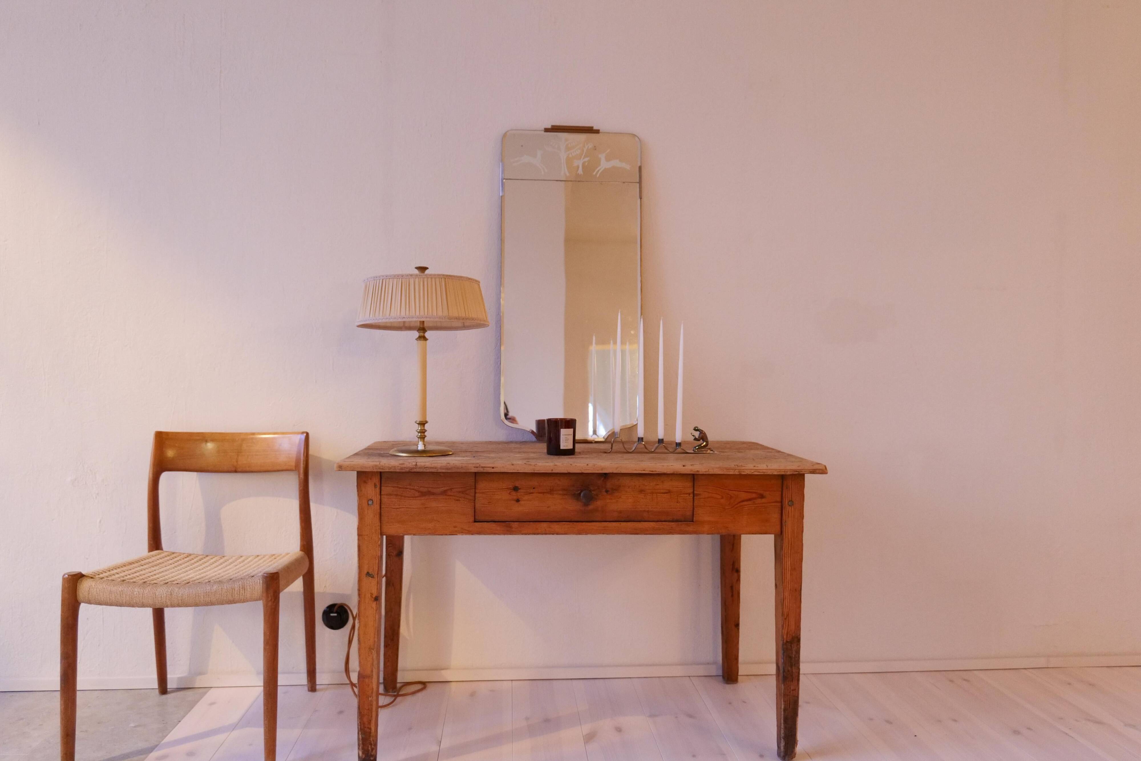 Art Deco table lamp from Nordiska Kompaniet, made in Sweden, 1940s.