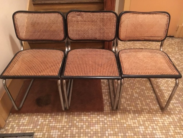 B32 by Marcel Breuer chairs