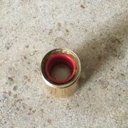 Cracked glass bottle