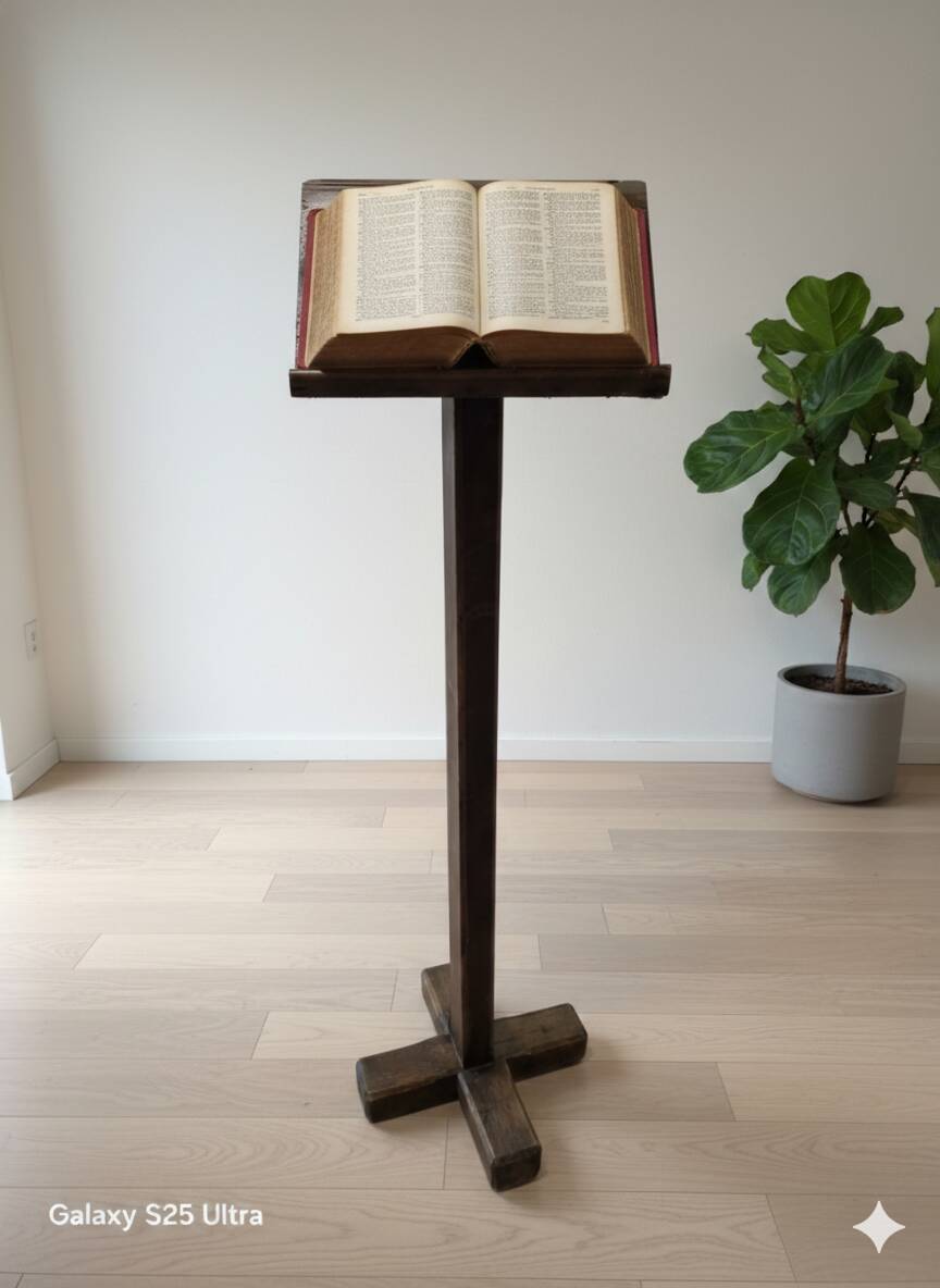 Lectern, antique conference desk