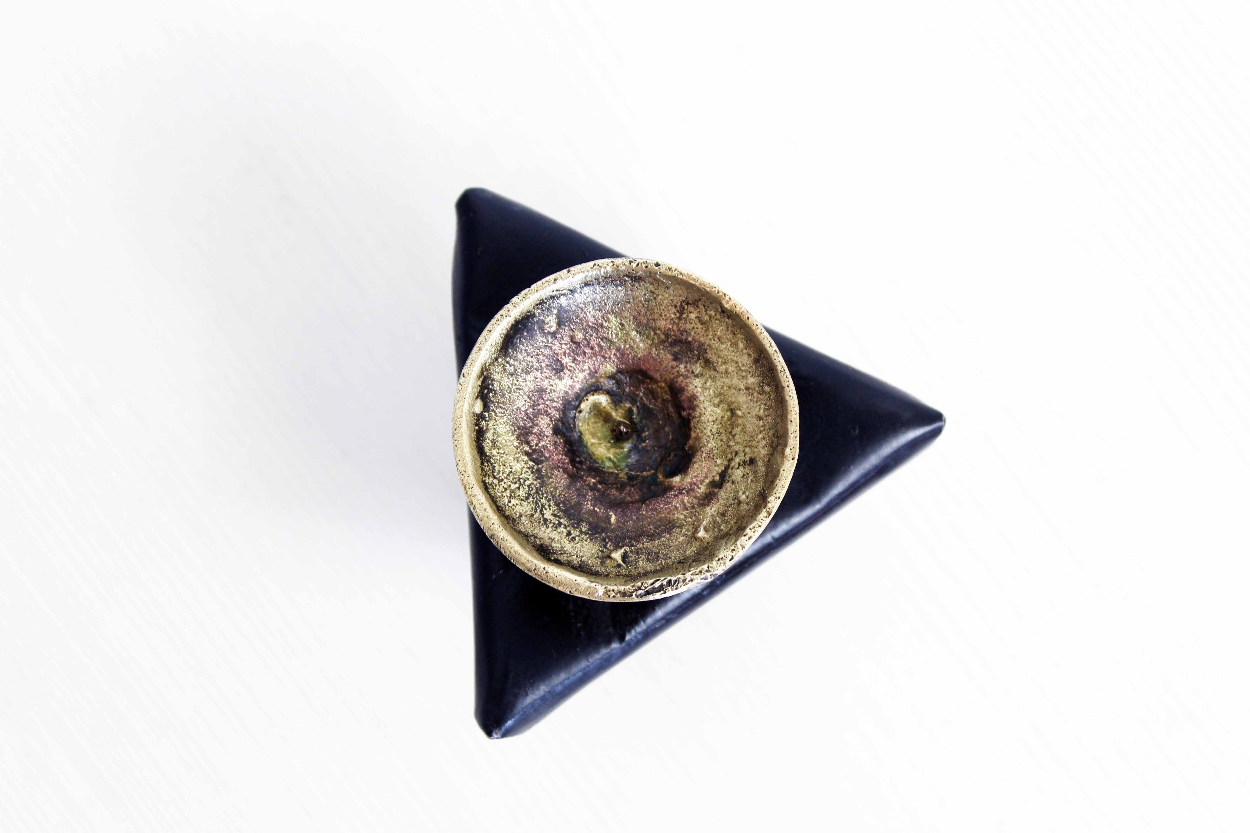 Brutalist candle holder 50s