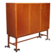 Vintage mahogany sideboard with storage and drawers – Sweden, 1960s