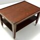 Rectangular Walnut Coffee Table by Paolo Buffa with Casters, Italy