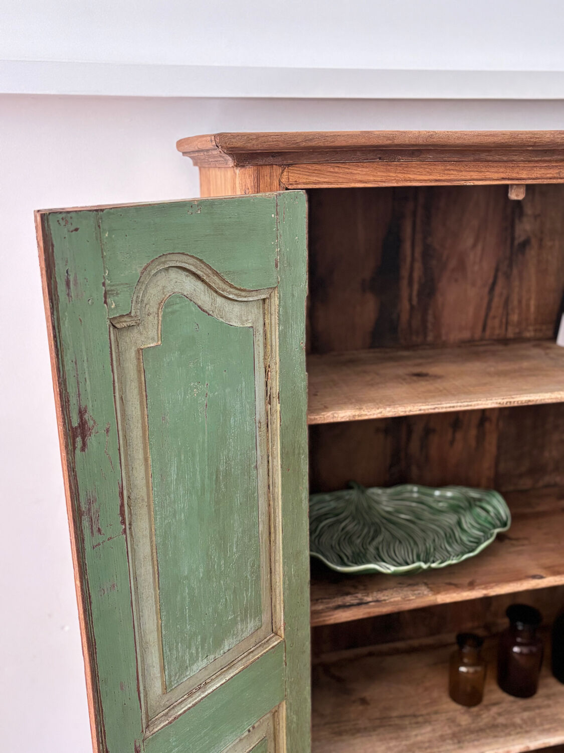 Small Provençal-style oak wardrobe