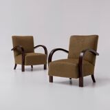 Pair of Art Deco Armchairs, France 1940s