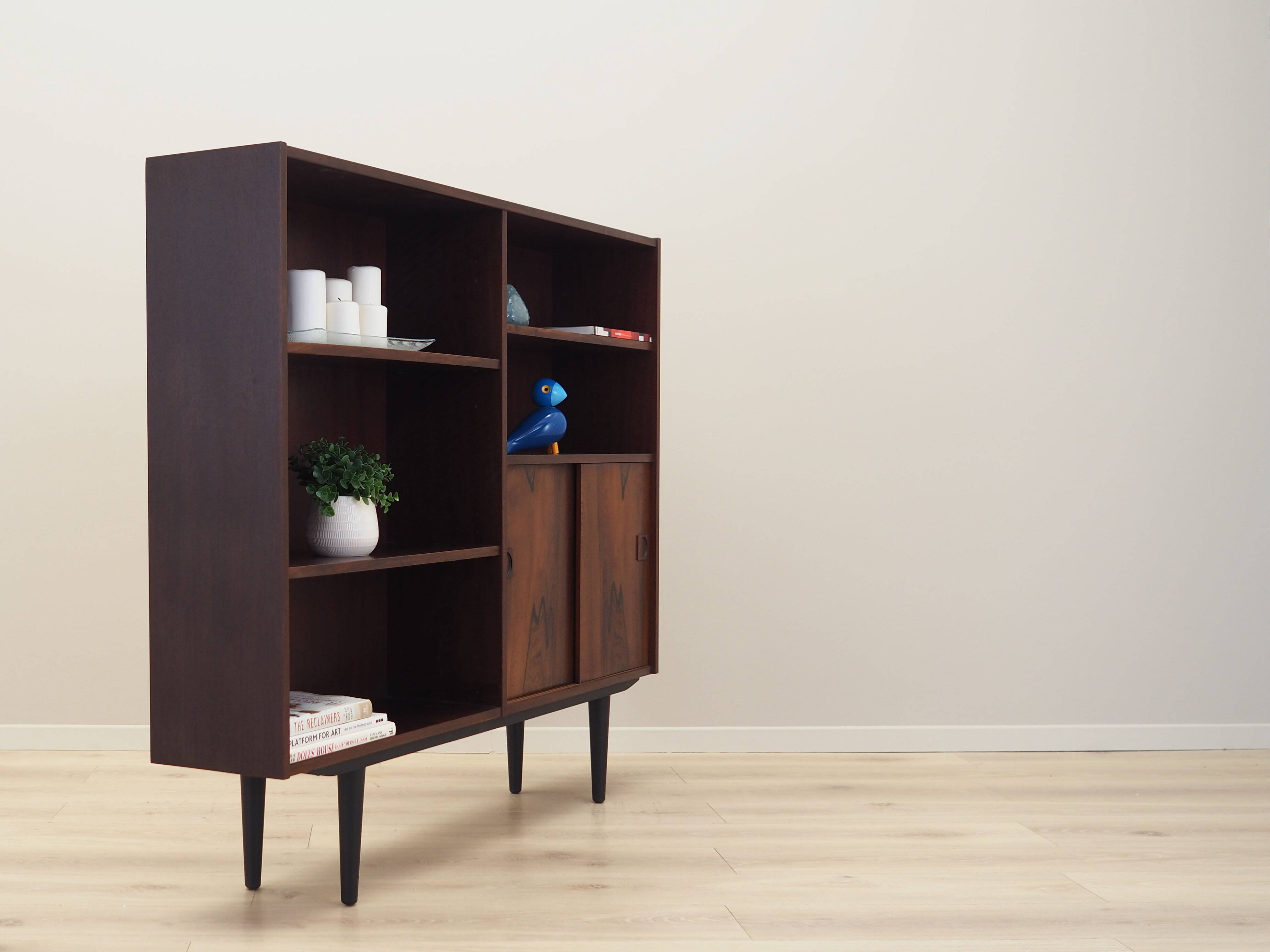Rosewood bookcase, Danish design, 1970s, production: Farsø Møbelfabrik