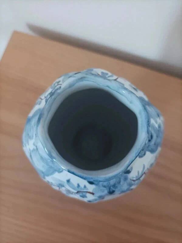 Antique vase signed